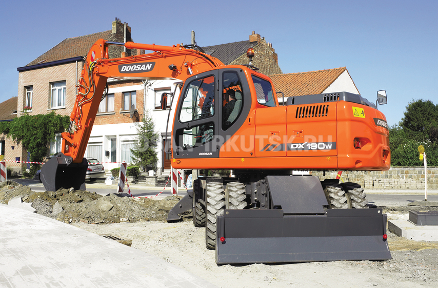 Колесный экскаватор DOOSAN DX 190 WA