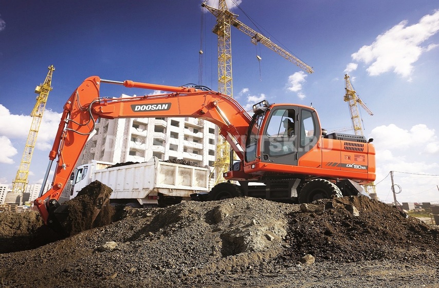 Колесный экскаватор DOOSAN DX 190 WA