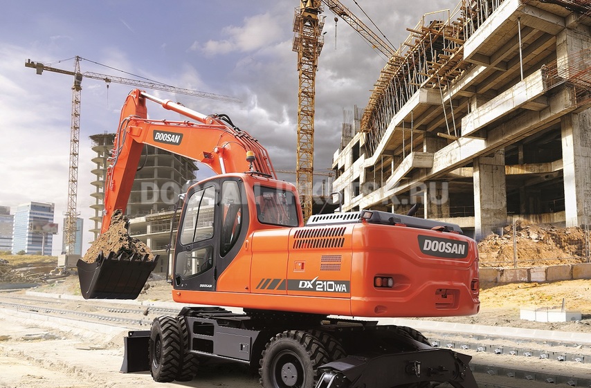 Колесный экскаватор DOOSAN DX 210 WA