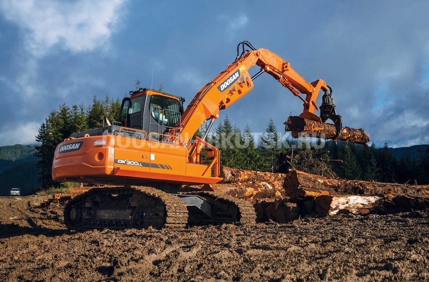 Бревноперегружатель гусеничный DOOSAN DX 300 LL