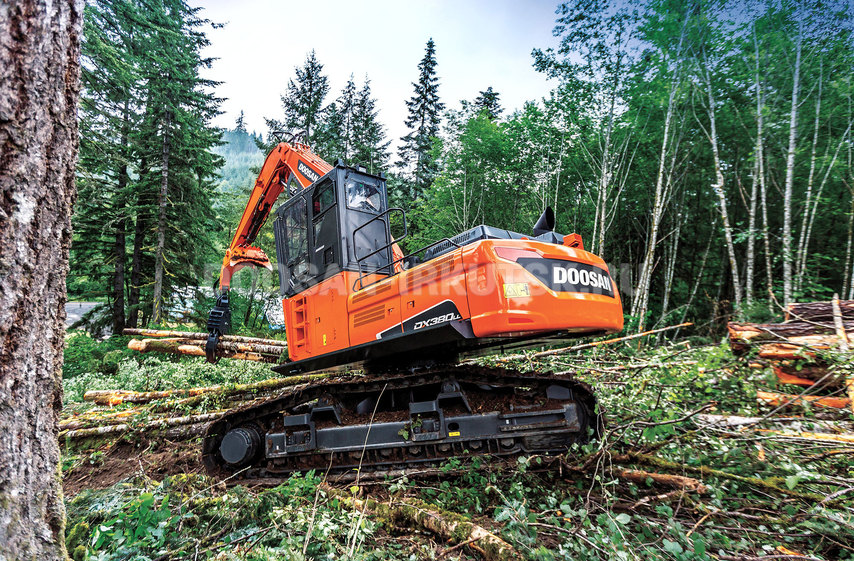 Бревноперегружатель гусеничный DOOSAN DX 300 LL